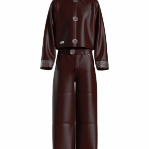Claret Mega Button Two-Piece