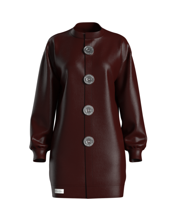 Mega Button Dress - Image 2