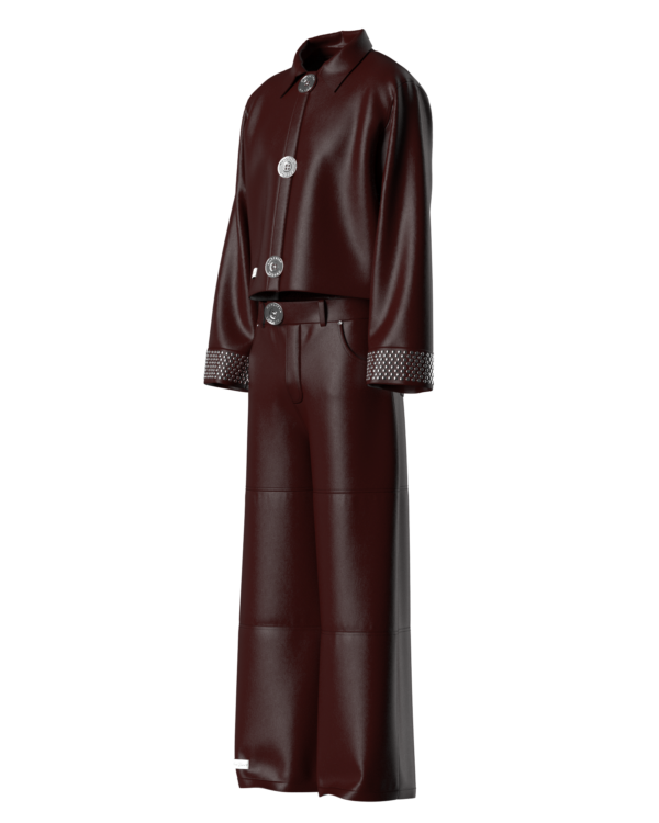 Claret Mega Button Two-Piece - Image 3